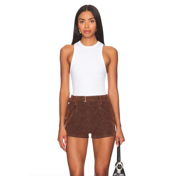 We The Free Pants - Free People x We The Free Jada Micro Short  Brown Size 28